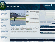 Tablet Screenshot of milspotters.nl